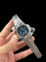 پتک فیلیپ ناتیلوس پاورگیج سرمه ای patek philippe - تصویر 2