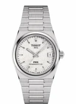 ساعت تیسوت پی ار ایکس Tissot PRX اتوماتیک صفحه سفید