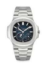 پتک فیلیپ ناتیلوس پاورگیج سرمه ای patek philippe