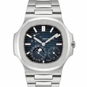 پتک فیلیپ ناتیلوس پاورگیج سرمه ای patek philippe