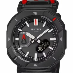 ساعت کاسیو پورترک Casio protrek PRJ-b001 بند مشکی و قرمز