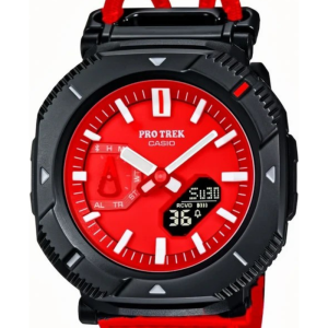 کاسیو پورترک Casio protrek PRJ-b001 مشکی و قرمز