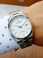 ساعت سیتیزن سویوسا citizen tsuyosa صفحه سفید - تصویر 2