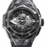 ساعت هابلوت کهکشانی مشکی کرنوگراف Hublot