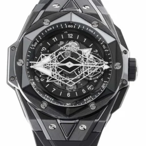 ساعت هابلوت کهکشانی مشکی کرنوگراف Hublot
