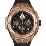 ساعت مردانه هابلوت کهکشانی رزگلد کرنوگراف Hublot