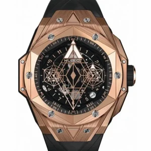 ساعت مردانه هابلوت کهکشانی رزگلد کرنوگراف Hublot
